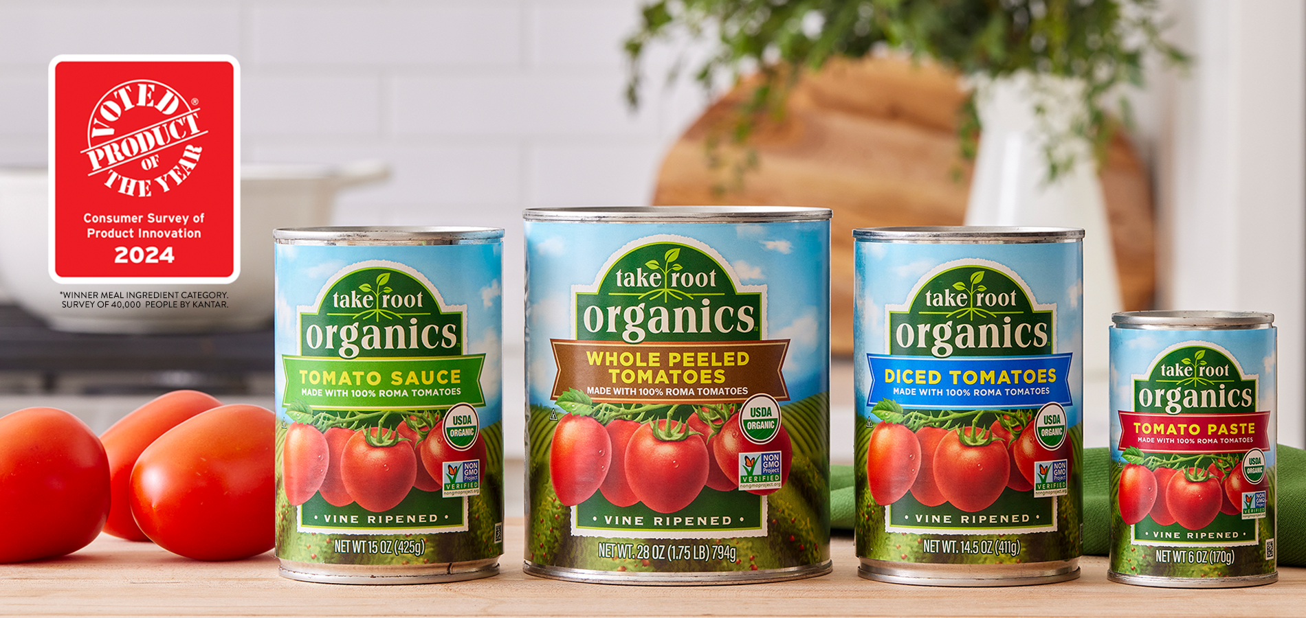 Organic Canned Tomato Products | Take Root Organics
